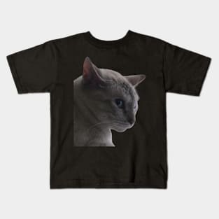 Kitty in a bad mood Kids T-Shirt